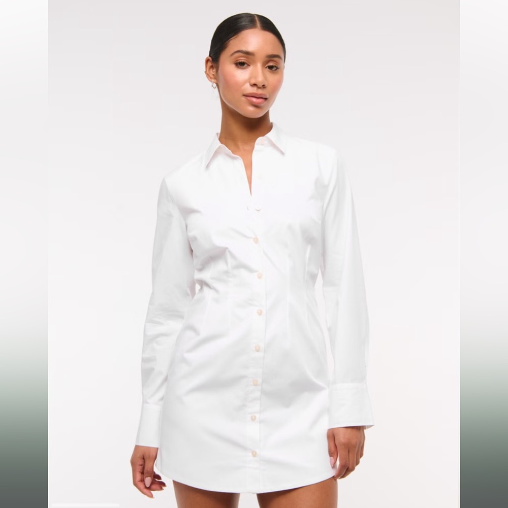 Abercrombie Women's Long-Sleeve Shirt Dress
